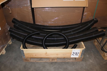 Pallet with hose sections