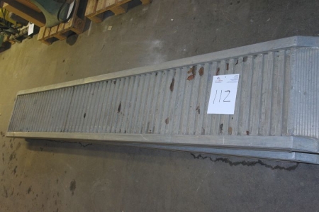 2 x aluminum ramps, approx. 3013 x 500 mm
