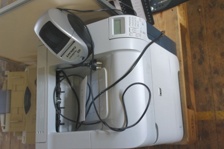 Printer HP Laser Jet Pro 4015 dn + Brother fax + Dymo label printer
