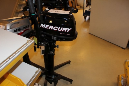 Påhængsmotor, Mercury sail power 5. HK (lang ben). Ubrugt OBS denne maskine sælges med garati