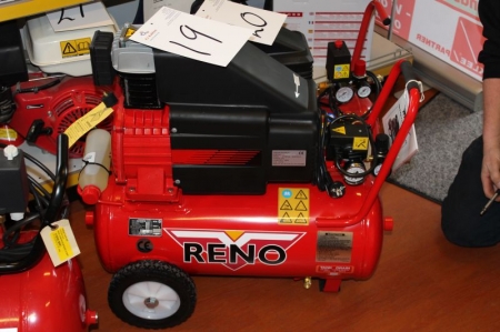 Reno compressor. 8.8 bar. 40 liters of tank. Unused