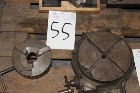 Round table and small tree-jaw-chuck