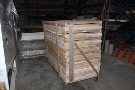 Pallet with approx. 17 interior doors with frame, approx. 826x2040x40 mm