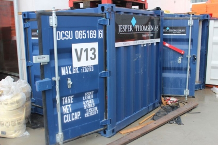 6 Fods Container uden indhold