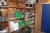Content in 2 span wooden racks, including 6 sections thermo tubes, insulated 15x15x100 mm + assorted plumbing plastic fittings (sewer) + various items below 2 section wooden rack
