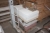 4 Pallets with approx. 17 plasterboards. 120x200 cm + approx. 10 floorboards + various Danoline plates, 600 x 600 cm. (Troldtekt panels not included due to 3. party ownership)