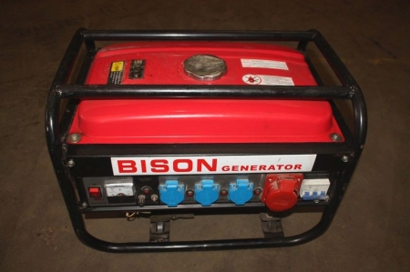 Generator, benzin. Bizon, 230 V og 380 V