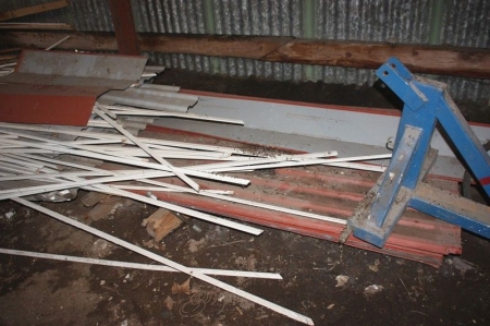 Used roofing sheets, steel. Length approx. 5-6 meters