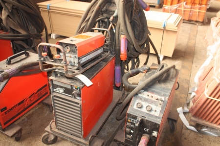 Welding machine, Kemppi Pro 5000 with welding cables and handles + MIG 100 wire feed box + ME 5000 Unit (has been inactive for 1 - 1 ½ years)
