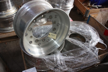 3 x alloy wheels, Alcoa, 22,5 x11 0.75-0, T-dot