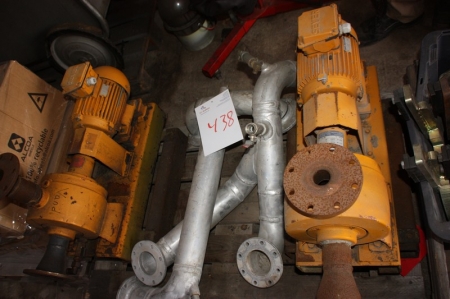 2 x Desmi pumps, year 2002, Type S-50-32-135 A09