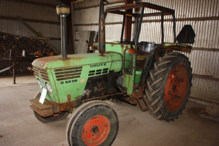 Traktor, Deutz D5206. Timer: 4089