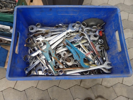 Box of spanners etc.