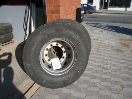 Truck Wheels, 315/80 22.5. For sale by private individual. VAT applicable on Buyers Premium only