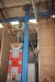 Screw Conveyor, grain. Length approx. 25 feet, 3 sockets + screw conveyor, length approx. 6 feet, 3 outlet + grain elevator