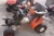4-wheel-driven lawn tractor Husqvarna LT4110G, 14 hp, 6-speed + part machine. For sale by private individual. VAT applicable on Buyers Premium only