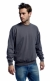 Company clothing without print, unused, size L: 5 round-necked jumpers, cobalt. Ribbed cuffs, neck and bottom of the sweatshirt. 100% unbrushed, 320 g / m² + 30 round-necked T-shirts, cobalt, ribbed knit, 100% cotton 160g / m².