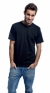 Corporate clothing without print, unused, size XL: 50 pcs. Round neck T-shirts, Marine, ribbed knit, 100% cotton 160g / m²