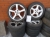 4 x alloy wheels, 205/40 R17 + 4 x alloy wheels, 185/65 R15. For sale by private individual. VAT applicable on Buyers Premium only