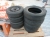 4 x steel wheels with tires 175/70 R13 + 2 x tires 185/65 R15 + 2 x tires: 195/50 R15. For sale by private individual. VAT applicable on Buyers Premium only