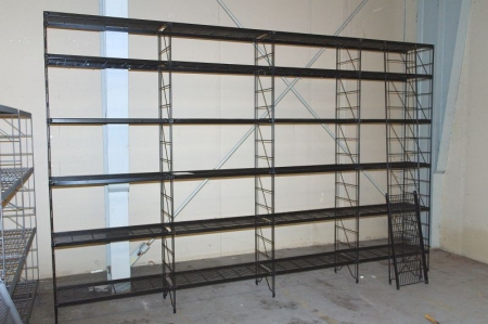2 x bookcase building / store shelf. 10 caps and 48 shelves (file photo)