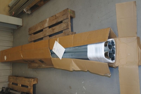 Pallet with tubes labeled VM Zinc