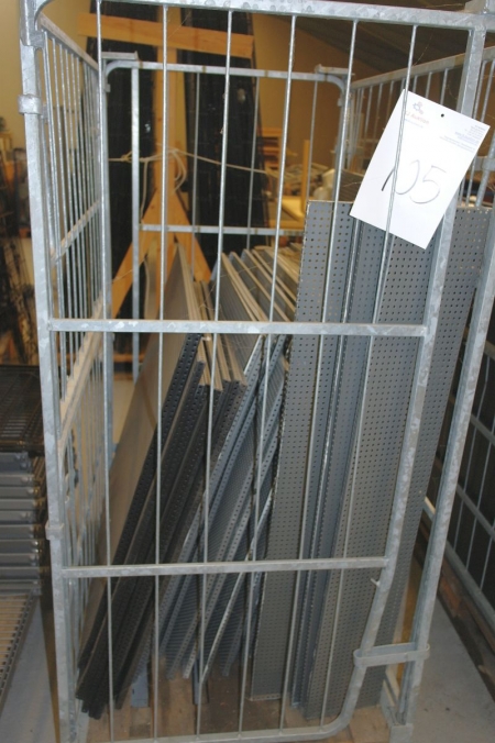 Pallet with perforated panels