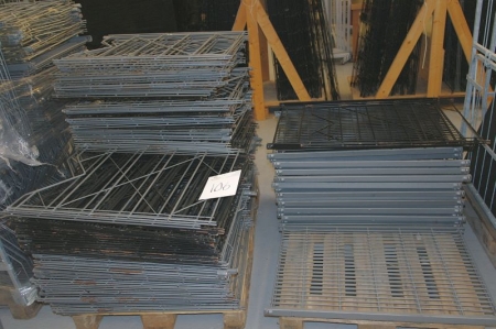 2 pallets of rack structure with shelves