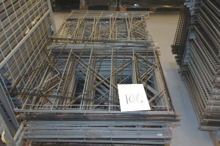 2 pallets of rack structure with shelves