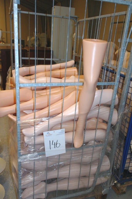 Pallet with women's legs