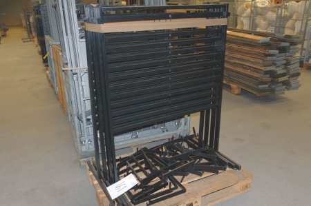 Pallet with store fixtures