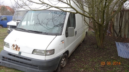 Fiat Ducato 14 Van 2.8 TD. SH 95 626 (plate not included). Year 1999. Km 291,000.