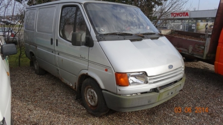 VAN, Ford Transit 100 diesel. MC 90.050 (plate not included). Year 1991. Count 16,919 km (216,919 assumed). Can start. Tax exempt - only VAT on fees