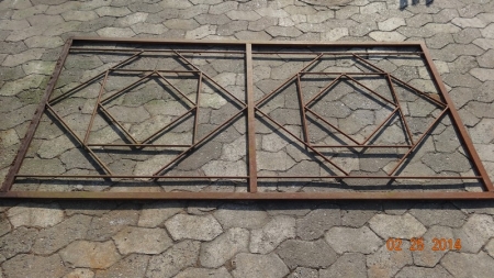 Fences Section / door / grille, approx. 200 x 100 cm