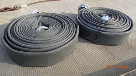 2 x Water hoses, diameter 3 "+ clutch 5"