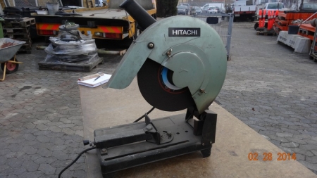 Crosscut saw, "Hitachi CC 14", approx. 4,800 rpm - cutting discs Ø355 mm