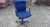 Office chair, "Kinnarps' blue
