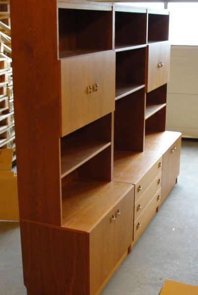 Bookcases, 3 sections.
