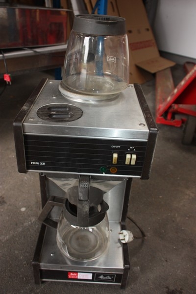 Kaffemaskine, Melitta FKM 231. Med 2 kolber + kaffemaskine, Braun