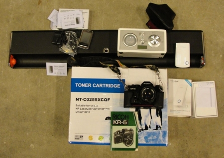 Various Camera, Wifi amplifier, Radio, Phone, etc..