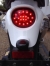 Retro-Scooter Hvid Sort, med 4-Takt KYMCO motor kører ca. 40 km på 1 liter benzin, blinklys, bag- og bremselys er med LED pærer,