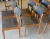 6 pcs. Vesting Odense chairs, 1966 well maintained.
