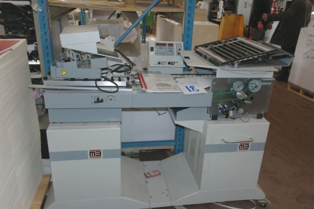 Folding machine, MB Mathias Bäuerle, stated to be defective