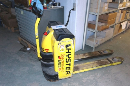Electrical pallet truck, Hyster P1, 6, 1600 kg, year 2004