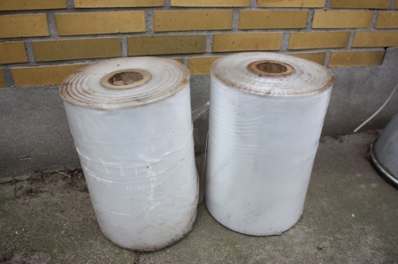 2 rolls of plastic, height: 400 mm