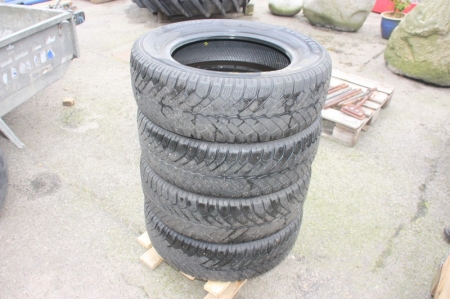 4 used winter tires 195/65-R15. 50-60% tread