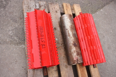 Feed Rollers, Taarup 605 Unused. Suitable for wood chipper