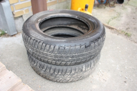 2 tires 165/70 R14. 75% tread