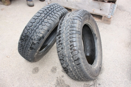 Van tires, 175/70 - R15 + van tires, 265/65 - R15. Unused