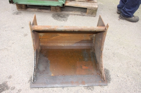 Mini Backhoe Bucket, semi-finished products. Length approx. 60 cm